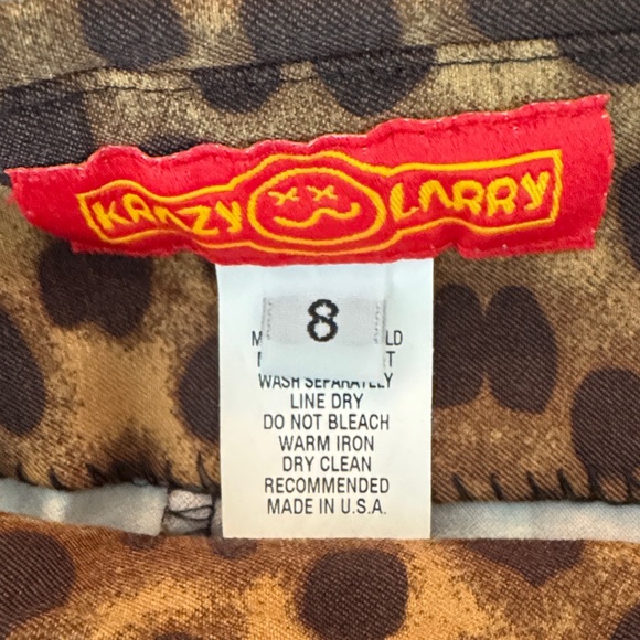 NWT Up! Floral Print Cropped Capris & Krazy Larry Animal Print Capris - Picture 3 of 5